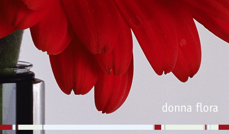 Donna Flora Tamponspender mit Blume